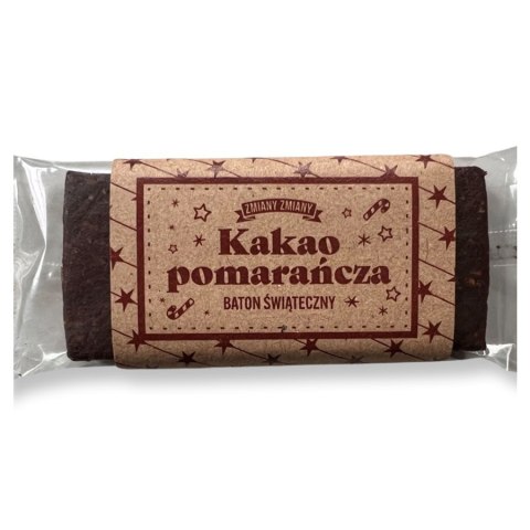 Baton Świąteczny Kakao-Pomarańcza Zmiany Zmiany, 50g Baton Świąteczny Kakao-Pomarańcza Zmiany Zmiany, 50g