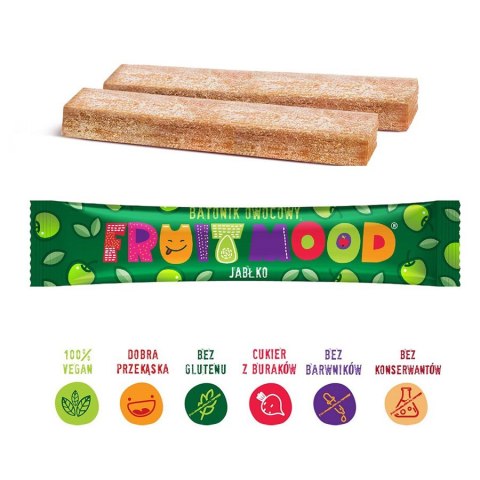 Batonik owocowy - jabłko Fruit Mood 20g Batonik owocowy - jabłko Fruit Mood 20g