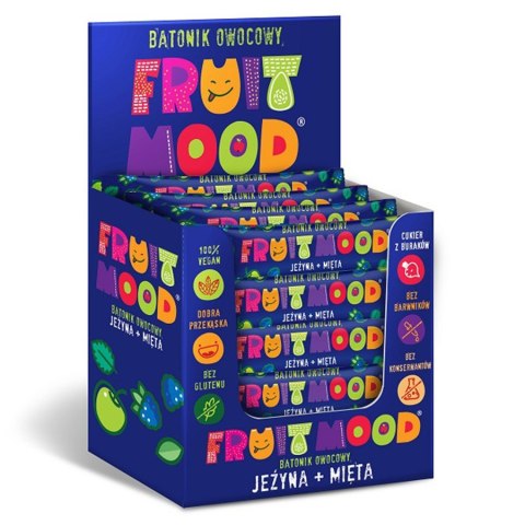 Batonik owocowy - jeżyna i mięta Fruit Mood, 20g Batonik owocowy - jeżyna i mięta Fruit Mood, 20g