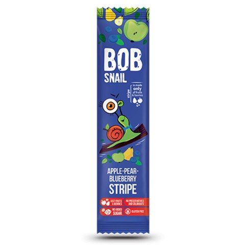 Bob Snail Stripe jabłko-gruszka-borówka 14g Bob Snail Stripe jabłko-gruszka-borówka 14g