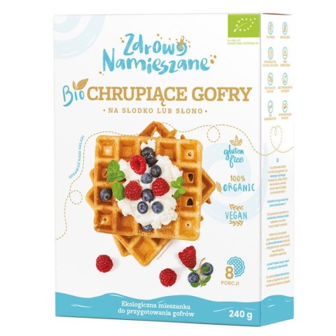 Chrupiące gofry Zdrowo Namieszane BIO 240g Chrupiące gofry Zdrowo Namieszane BIO 240g