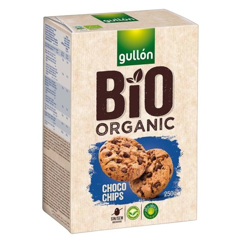 Ciastka z kawałkami czekolady Gullón BIO, 250g Ciastka z kawałkami czekolady Gullón BIO, 250g