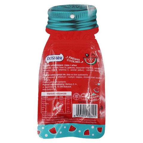 Drażetki odświeżające mięta + arbuz Dosfarm 16g Drażetki odświeżające mięta + arbuz Dosfarm 16g