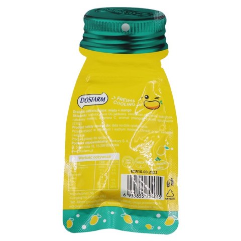 Drażetki odświeżające mięta + mango Dosfarm 16g Drażetki odświeżające mięta + mango Dosfarm 16g