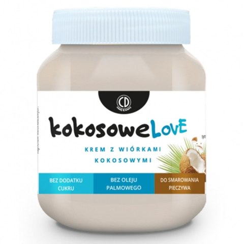 Krem z wiórkami kokosowymi - KOKOSOWELOVE CD 320g Krem z wiórkami kokosowymi - KOKOSOWELOVE CD 320g