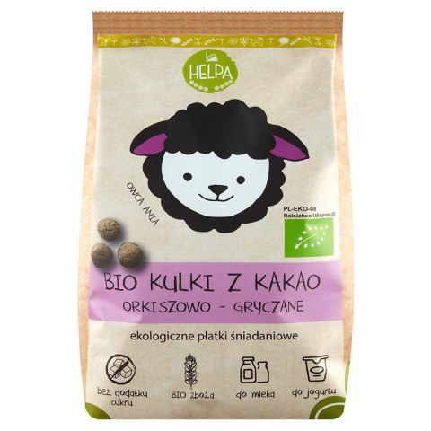 Kulki Orkiszowo - Gryczane z Kakao Helpa BIO, 160g Kulki Orkiszowo - Gryczane z Kakao Helpa BIO, 160g