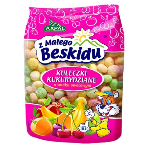 Kulki kukurydziane Z Małego Beskidu o smaku owocowym Axpal, 15g Kulki kukurydziane Z Małego Beskidu o smaku owocowym Axpal, 15g