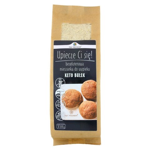 Mieszanka na keto bułki bezglutenowe Pięć Przemian 310g Mieszanka na keto bułki bezglutenowe Pięć Przemian 310g
