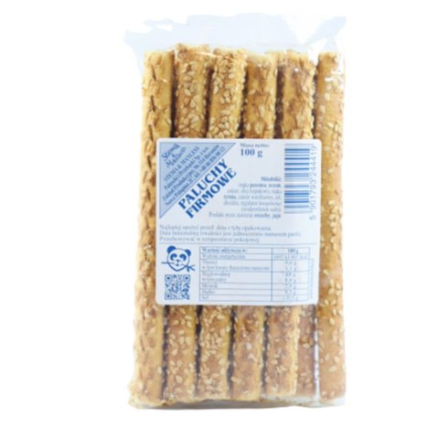 Paluszki firmowe z sezamem Stema, 100g Paluszki firmowe z sezamem Stema, 100g