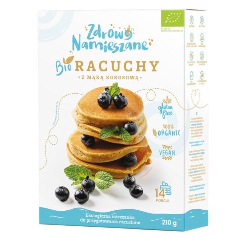 Racuchy z mąką kokosową Zdrowo Namieszane BIO, 210g Racuchy z mąką kokosową Zdrowo Namieszane BIO, 210g
