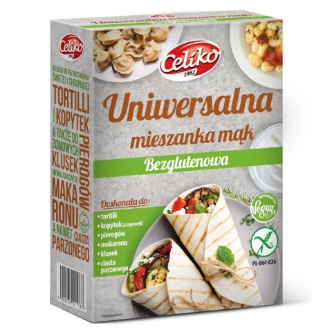Uniwersalna mieszanka mąk, bezglutenowa Celiko, 200g Uniwersalna mieszanka mąk, bezglutenowa Celiko, 200g