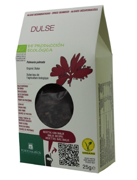 ALGI MORSKIE SUSZONE - DULSE BIO 25 g - PORTO MUINOS ALGI MORSKIE SUSZONE - DULSE BIO 25 g - PORTO MUINOS