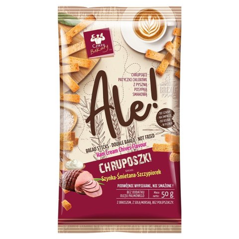 Ale! Chruposzki szynka - śmietanka - szczypiorek 50g Ale! Chruposzki szynka - śmietanka - szczypiorek 50g