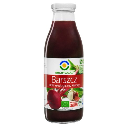 BARSZCZ Z BURAKÓW KISZONYCH BEZGLUTENOWY BIO 500 ml - BIO FOOD BARSZCZ Z BURAKÓW KISZONYCH BEZGLUTENOWY BIO 500 ml - BIO FOOD