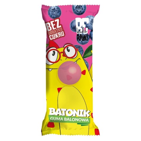 Baton Kids Guma balonowa BeRAW, 25g Baton Kids Guma balonowa BeRAW, 25g