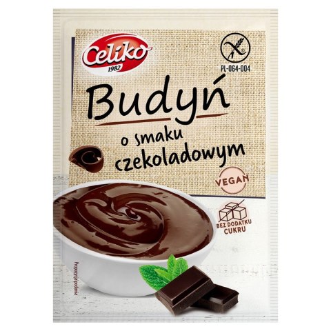 Budyń o smaku czekoladowym bez glutenu Celiko, 40g Budyń o smaku czekoladowym bez glutenu Celiko, 40g