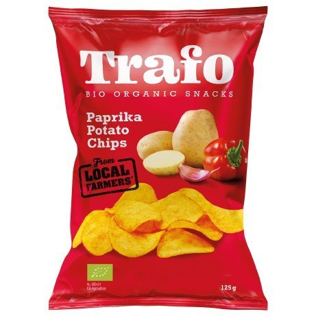 CHIPSY ZIEMNIACZANE PAPRYKOWE BIO 125 g - TRAFO CHIPSY ZIEMNIACZANE PAPRYKOWE BIO 125 g - TRAFO