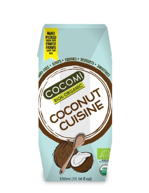 COCONUT MILK - NAPÓJ KOKOSOWY BEZ GUMY GUAR (17 % TŁUSZCZU) BIO 330 ml - COCOMI COCONUT MILK - NAPÓJ KOKOSOWY BEZ GUMY GUAR (17 % TŁUSZCZU) BIO 330 ml - COCOMI