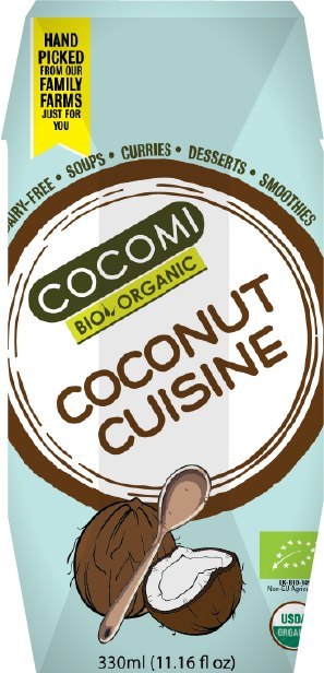 COCONUT MILK - NAPÓJ KOKOSOWY BEZ GUMY GUAR (17 % TŁUSZCZU) BIO 330 ml - COCOMI COCONUT MILK - NAPÓJ KOKOSOWY BEZ GUMY GUAR (17 % TŁUSZCZU) BIO 330 ml - COCOMI