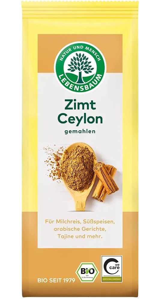 CYNAMON CEJLOŃSKI MIELONY BIO 50 g - LEBENSBAUM CYNAMON CEJLOŃSKI MIELONY BIO 50 g - LEBENSBAUM