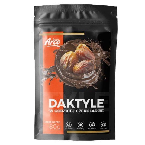 Daktyle w czekoladzie bez cukru KETO Arco Sweets, 80g Daktyle w czekoladzie bez cukru KETO Arco Sweets, 80g