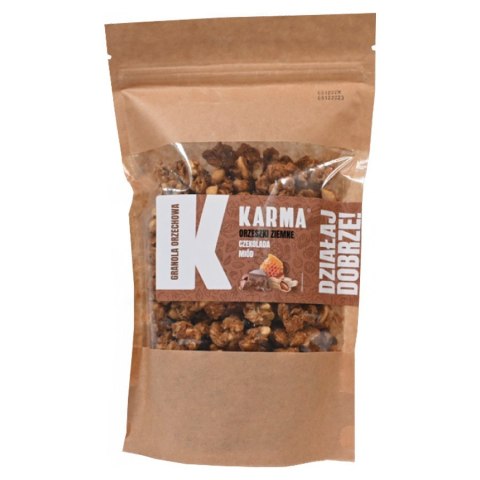 GRANOLA ORZECHOWA - orzeszki ziemne, czekolada, miód Karma, 400g GRANOLA ORZECHOWA - orzeszki ziemne, czekolada, miód Karma, 400g