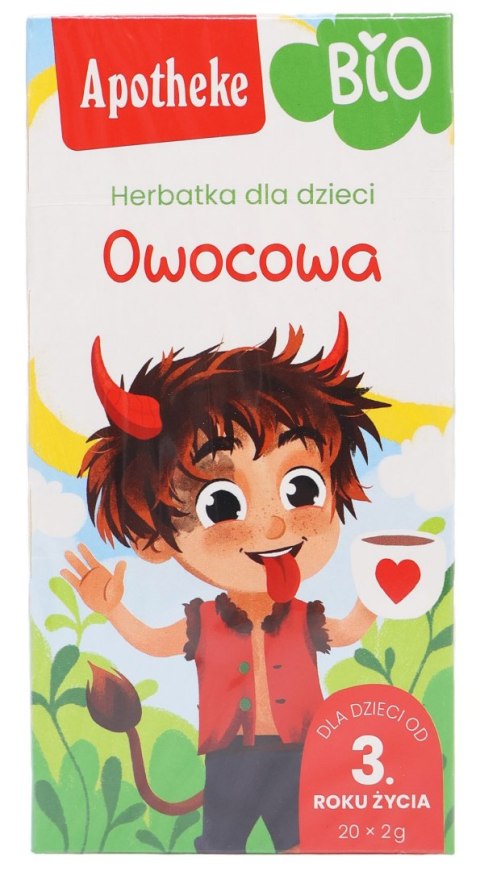 HERBATKA DLA DZIECI - OWOCOWA BIO (20 x 2 g) 40 g - APOTHEKE HERBATKA DLA DZIECI - OWOCOWA BIO (20 x 2 g) 40 g - APOTHEKE