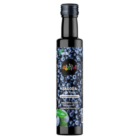 Jagoda sok 100% A to dobre!, 250 ml Jagoda sok 100% A to dobre!, 250 ml