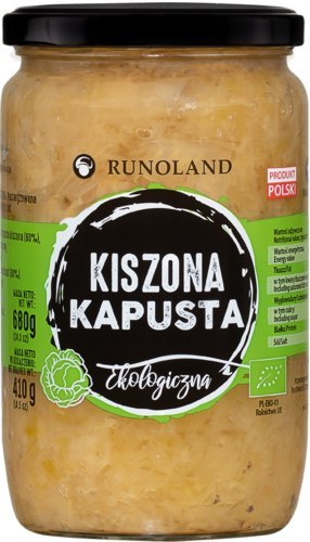 KAPUSTA KISZONA BIO 680 g (410 g) - RUNOLAND KAPUSTA KISZONA BIO 680 g (410 g) - RUNOLAND