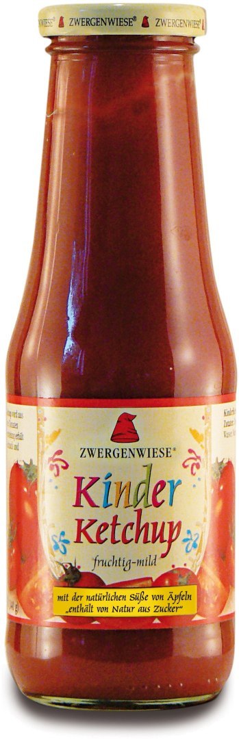 KETCHUP DLA DZIECI BEZGLUTENOWY BIO 500 ml - ZWERGENWIESE KETCHUP DLA DZIECI BEZGLUTENOWY BIO 500 ml - ZWERGENWIESE