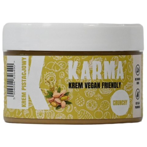 Krem VEGAN FRIENDLY PISTACJOWY CRUNCHY Karma, 200g Krem VEGAN FRIENDLY PISTACJOWY CRUNCHY Karma, 200g