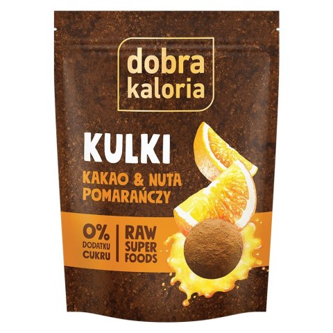 Kulki Mocy - Kakao i nuta pomarańczy Dobra Kaloria 65g Kulki Mocy - Kakao i nuta pomarańczy Dobra Kaloria 65g