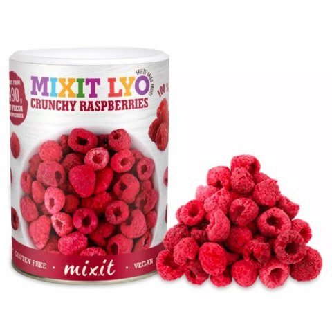Liofilizowana "Chrupiąca malina" Mixit, 70g Liofilizowana "Chrupiąca malina" Mixit, 70g