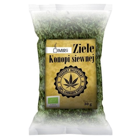 Liście konopi siewnej Eko Mir-lek BIO, 30g Liście konopi siewnej Eko Mir-lek BIO, 30g