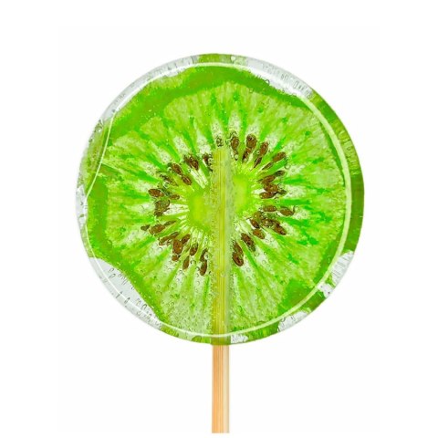 Lizak o smaku kiwi - tropik bez dodatku cukru, 18g Lizak o smaku kiwi - tropik bez dodatku cukru, 18g