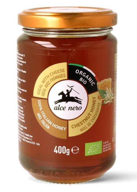 MIÓD NEKTAROWY KASZTANOWY BIO 400 g - ALCE NERO MIÓD NEKTAROWY KASZTANOWY BIO 400 g - ALCE NERO