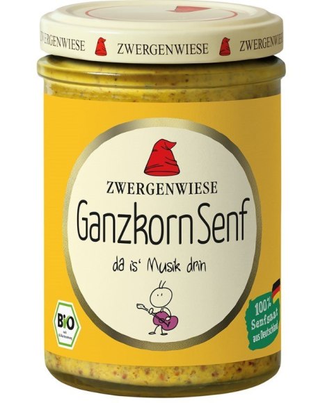 MUSZTARDA FRANCUSKA BEZGLUTENOWA BIO 160 ml - ZWERGENWIESE MUSZTARDA FRANCUSKA BEZGLUTENOWA BIO 160 ml - ZWERGENWIESE