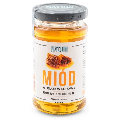 Miód wielokwiatowy nektarowy Natjun, 280g Miód wielokwiatowy nektarowy Natjun, 280g
