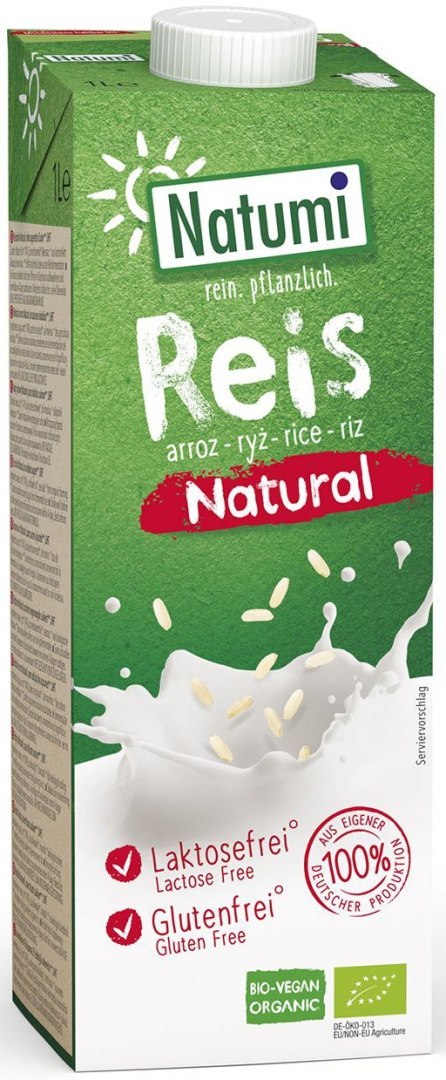 NAPÓJ RYŻOWY BEZ DODATKU CUKRÓW BEZGLUTENOWY BIO 1 L - NATUMI NAPÓJ RYŻOWY BEZ DODATKU CUKRÓW BEZGLUTENOWY BIO 1 L - NATUMI