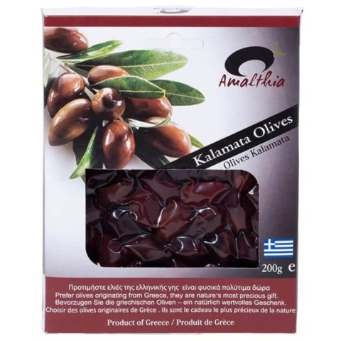 Oliwki kalamata Extra Large AMALTHIA vacuum, 200g Oliwki kalamata Extra Large AMALTHIA vacuum, 200g