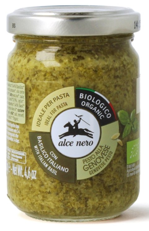 PESTO GENOVESE (SOS BAZYLIOWY) BIO 130 g - ALCE NERO PESTO GENOVESE (SOS BAZYLIOWY) BIO 130 g - ALCE NERO