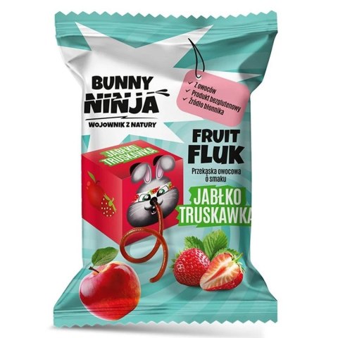 Przekąska owocowa o smaku jabłko-truskawka Fruit Fluk, 15 g Przekąska owocowa o smaku jabłko-truskawka Fruit Fluk, 15 g