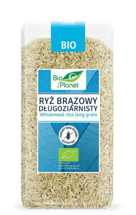 RYŻ BRĄZOWY DŁUGOZIARNISTY BEZGLUTENOWY BIO 500 g - BIO PLANET RYŻ BRĄZOWY DŁUGOZIARNISTY BEZGLUTENOWY BIO 500 g - BIO PLANET