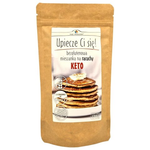 Racuchy bezglutenowe KETO Pięć Przemian, 170 g Racuchy bezglutenowe KETO Pięć Przemian, 170 g