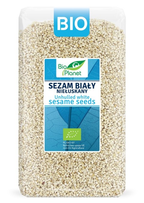 SEZAM BIAŁY NIEŁUSKANY BIO 1 kg - BIO PLANET SEZAM BIAŁY NIEŁUSKANY BIO 1 kg - BIO PLANET