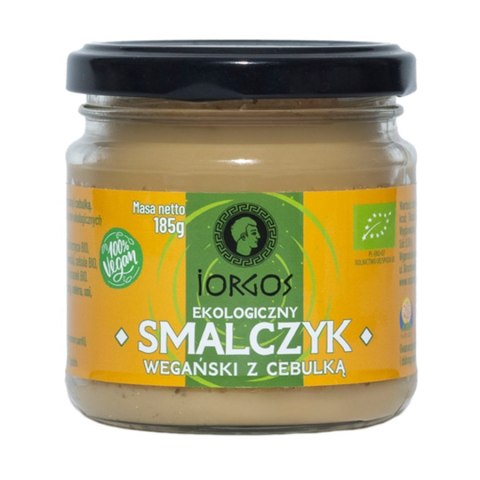 Smalczyk wegański z cebulką Iorgos EKO, 185g Smalczyk wegański z cebulką Iorgos EKO, 185g
