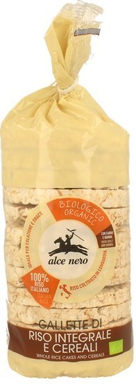 WAFLE RYŻOWE PEŁNOZIARNISTE Z 4 ZIARNAMI BIO 100 g - ALCE NERO WAFLE RYŻOWE PEŁNOZIARNISTE Z 4 ZIARNAMI BIO 100 g - ALCE NERO