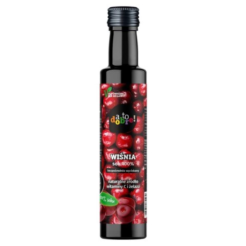 Wiśnia sok 100% A to dobre!, 250 ml Wiśnia sok 100% A to dobre!, 250 ml