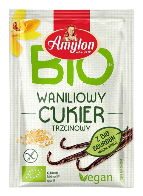 CUKIER Z WANILIĄ BOURBON BEZGLUTENOWY BIO 20 g - AMYLON CUKIER Z WANILIĄ BOURBON BEZGLUTENOWY BIO 20 g - AMYLON