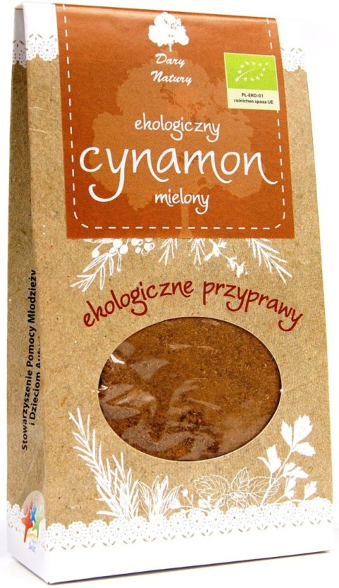 CYNAMON CEJLOŃSKI MIELONY BIO 50 g - DARY NATURY CYNAMON CEJLOŃSKI MIELONY BIO 50 g - DARY NATURY